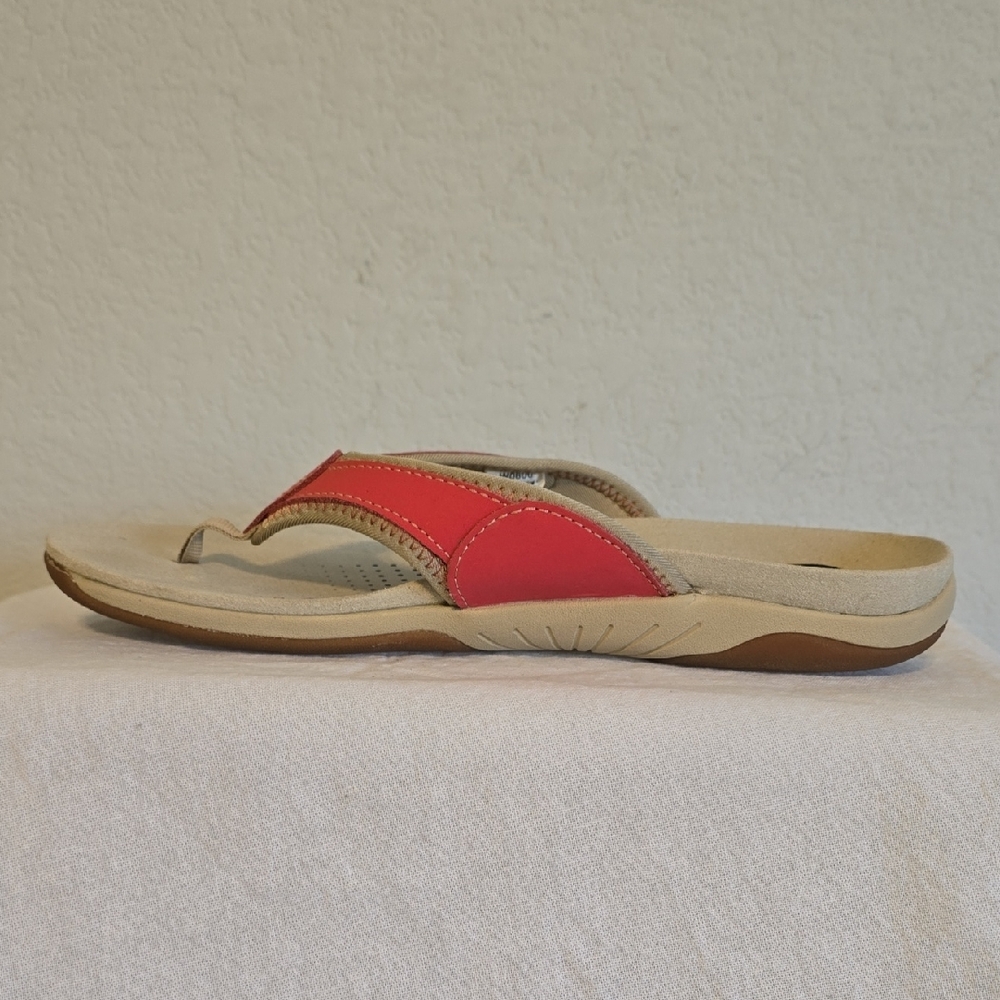 Propet Pink Leather Upper Women's Slip-On Sandals. Size 8 - Picture 9 of 14